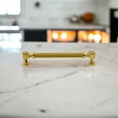 Talas Gold Altın Metal Kulp 160 mm - 16 cm Mobilya Çekmece Mutfak Dolabı Dolap Kulpları Kulbu Kulpu - 7