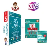 Tonguç Akademi 5. Sınıf Tüm Dersler Şampiyon Paket + 5. Sınıf Yazılı Denemeler - Yazılı Notları 2.dönem - 1