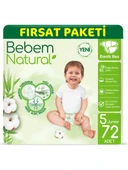 Bebem Natural 5 Numara Junior 72'li Bebek Bezi - 1