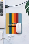 SonicTouch Renkli Araba Temalı Pürüzsüz Yüzey Kaymaz Taban Dikişsiz Kenar Gamer Oyuncu Mouse Pad 19x23cm - 1