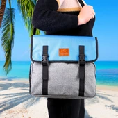 Perlotus Yalıtımlı Termos Piknik Kamp Çantası Büyük Boy 16 Lt Su Geçirmez İki Renkli - 5