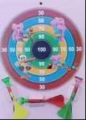 Mini Dart Seti - Vantuzlu Çocuk Dartı - Ofis Dartı - 3
