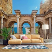 Antalya Tarihi Hadrian Kapısı Duvar Kağıdı thumbnail 1