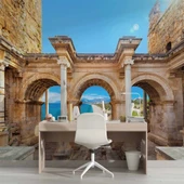Antalya Tarihi Hadrian Kapısı Duvar Kağıdı thumbnail 4