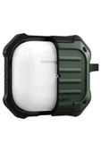 Spigen AirPods (3. nesil) Kılıf Tough Armor Military Grade Military Green - ASD01988 thumbnail 2