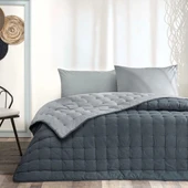 TAÇ DONNA TEK KİŞİLİK SLEEPER YORGAN SETİ ANTRASİT - 1