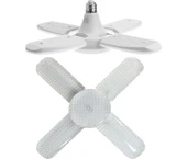 Pervane Kristal LED Lamba Dört Kanatlı 4+1 60W 220V 6000LM Volemi 8720 - 1