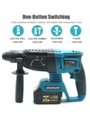 Germany Style Akülü 4lü Set Avuç Taşlama, Kırıcı Delici Hilti, Somun Sıkma , Vidalama Matkap - 7