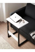 servetavcı Yükseklik Ayarlı Laptop Sehpası Çalışma Masası Yemek Sehpası - Beyaz - 1