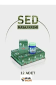 SED Masaj Kremi Buharlaşan Mentollü Naneli Vazelin Merhem 12 ADET - 1