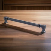 Talas Füme Metal Kulp 224 mm - 22.4 cm Mobilya Çekmece Mutfak Dolabı Dolap Kulpları Kulbu Kulpu thumbnail 6