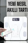 Tartı Baskül Dijital Elektronik Tartı Vücut Analiz Wifi Akıllı Yağ Ölçer - 1