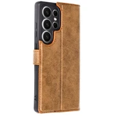 Samsung Galaxy S25 Ultra Uyumlu 360 Tam Kaplar Kapaklı Cüzdan Standlı Kartvizitli Kılıf - 1