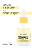 VITAYES Leke Karşıtı Ve Anında Aydınlatıcı C Vitamini %10 Panthenol Cilt Tonu Eşitleyici Nemlendirici Serum 30ml - 3