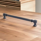 Talas Füme Metal Kulp 224 mm - 22.4 cm Mobilya Çekmece Mutfak Dolabı Dolap Kulpları Kulbu Kulpu thumbnail 7