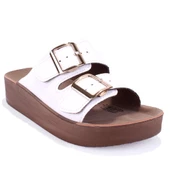 Polaris 405254 Beyaz  Ortopedik Günlük  Kadın Terlik - 1