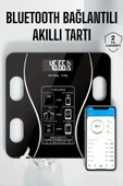 Akıllı Tartı Bluetooth Bağlantılı Yağ Ölçebilen Tartı Yeni Nesil - 1