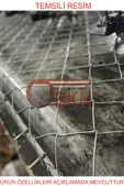 BKN Tel Örgü 2.5mm Kalınlık - 7*7 Göz - (1.5M*20M) Tel Örgü Bahçe Teli Çit Teli Galvanizli Tel Örgü - 2