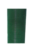 Yamanlar Pvc Kaplı Puntalı Yeşil Tel 10x10mm Dar Gözaralıklı Kafes Teli-kümes Teli 1x10m Uzunluğunda - 1