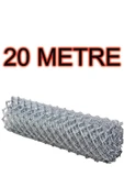 YMN 2mm Kalınlık - 7*7 Göz - (1.5m*20m) Helezon Tel Örgü Bahçe Teli Çit Teli Galvanizli Tel Örgü - 1