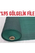 CLK Koyu Yeşil 1.5m x30 m Gölgelik File %95 Gölgeleme Filesi Bahçe Çit Örtüsü - 1