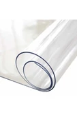 polset Şeffaf 1,6 mm Kalın Pvc Masa Örtüsü 70x50 cm - 1