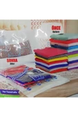 Vakum Hurcu Dekorev Vakumlu Poşet 7'li Set Vakumlu Hurç Vakumlu Torba 2 L + 2 Xl + 2 Xxl + 1 Jumbo Vakumlu Hurç - 2