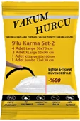 Vakum Hurcu 9'lu Karma Set-2 Vakumlu Hurç - Vakumlu Poşet - - 1