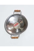 ÜZÜM ÇELİK Saç Tava Paslanmaz Çelik 32 Cm No: 2 - 1