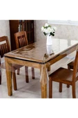 ELEGANCEV Şeffaf Masa Örtüsü 0,18 Mm Kalınlık 140 Cm X 180 Cm 8 Kişilik - 1
