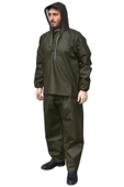 AKÇAY YAĞMURLUK Balıkçı Yağmurluk Takım - Balıkçı - Çiftçi - Avcı - Sulama - Su Geçirmez - Leke Tutamaz - Pvc - 2