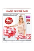 Magic Saver Bag Vakumlu Hurç Vakumlu Hurc Poşet Saklama Torbası 50x70 2 Adet - 1