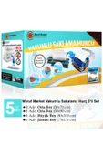 5'li Vakumlu Saklama Poşeti Seti Yorgan&yastık&battaniye&elbise - Vakumlu Hurç -2L+1XL+1XXL+1J thumbnail 1