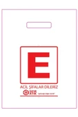 Öge Ambalaj Eczane Poşeti El Geçme Ebatlı 5 kg Kalın Malzeme 20x30 - 3
