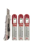 GFB Metal Maket Bıçağı Pro Ve 30 Adet Yedek Uc - 1