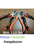 Tuğra Mini 3lü Set Pense Kargaburun Yankeski Takı Yapım Seti Elektronik - 1