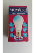WOWLED Hem Gece Lambası & Hem De Normal Ampul Beyaz/pembe 2'si Bir Arada Hem Kolaylık Hem Tasarruf - 3