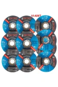 BAYTAŞLAR Baytaş Inox Metal Kesme Disk 10 Adet 115 Mm Kaliteli Kesici Spiral Taş - 1