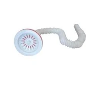 MUFFMATİK Çöpmak Lavabo Sifonu Plastik Süzgeç Geniş Ağızlı Lavabo Borusu - 1