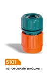 Sayım Otomatik Musluk Bağlantı Adaptörü Kelepçeli 1/2 Musluk 2 Parça - 3