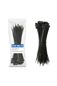 MJ VİSİON 100 Adet Siyah Plastik Kelepçe Cırt Kablo 2.5 10cm Uzunluk. - 3