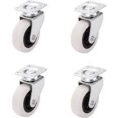 HİLAL AKS Hts 321 Bilyalı Tablalı Mobilya Tekeri 50x20 4'lü Set - 1