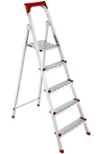 Rita Galvanizli Katlanabilir Çok Amaçlı Profil Merdiven 4+1 Basamak - 1