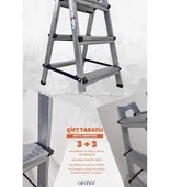 KUTLU Çift Çıkışlı Merdiven Demir 3 Basamaklı - 1