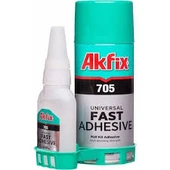 Akfix Hızlı Yapıştırıcı 200 ml + 50 gr Set - 1