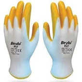 Beybi Pn Nitril Eldiven El-k7 Sarı No:10/xl Beden - 1