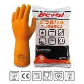 Beybi Korun Turuncu Eldiven 10 No: 1 Çift - 1