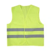 BESTGUARD İşçi Tipi Reflektörlü Sarı Ikaz Yeleği - 1