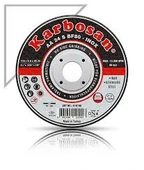 KARBOSAN Ince Kesme Disk Paslanmaz Çelik (ınox) T41 Düz 115x1.0x22.23mm Aa 54 R Bf80 25 Adet Karpk11 - 1