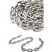 Gereksiz Şeyler Zincir Hayvan Bağlama Zincir Zinciri Halat Zincir 25 Kg - 1 Top - Makaralı Zincir 3 Milim 117,50 Mt - 1
